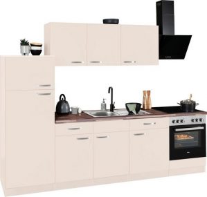 wiho Küchen Küchenzeile "Kansas", mit E-Geräten, Breite 280 cm
