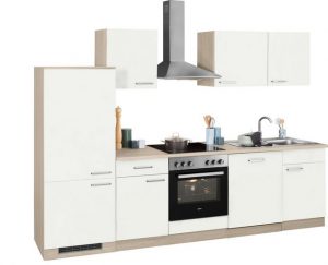 wiho Küchen Küchenzeile "Zell", mit E-Geräten, Breite 280 cm