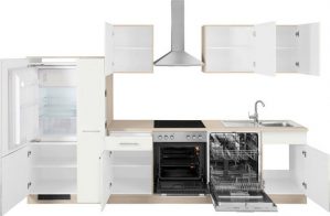 wiho Küchen Küchenzeile "Zell", mit E-Geräten, Breite 310 cm