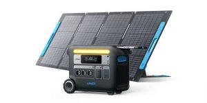 Anker Stromerzeuger "767 Powerstation, Solargenerator 2048 Wh mit 1 x 200 W Solarpanel", (1-tlg)