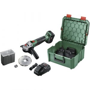 BOSCH HOME & GARDEN Akku-Winkelschleifer "UniversalGrind 18", Ø Schleifscheibe: 125 mm, 18 V - gruen
