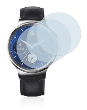 BROTECT "Panzerglas" für Huawei Watch Classic, Displayschutzglas, 3 Stück, Schutzglas Echtglas 9H Härte HD-Clear
