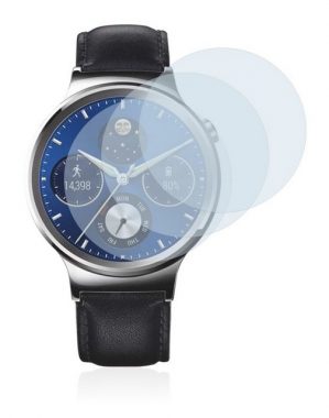 BROTECT "flexible Panzerglasfolie" für Huawei Watch Classic, Displayschutzglas, 3 Stück, Schutzglas Glasfolie klar