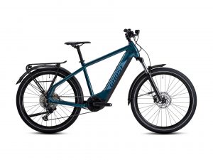 GHOST E-Teru Y Universal EQ (630 Wh), 12 Gang Kettenschaltung, Herrenfahrrad, Diamant, Modell 2022, 27,5 Zoll 47.5 cm dirty blue/blue grey - glossy