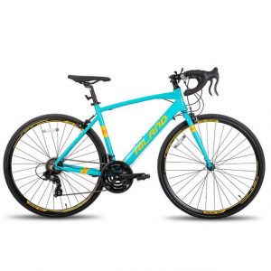 HILAND Rennrad "28 Zoll Stahl 700c City Commuter Fahrrad Damen Herren 21 Gang Shimano", 21 Gang SHIMANO, Kettenschaltung
