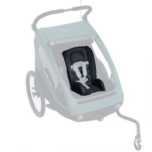 Hauck Fahrradkinderanhänger "Bike Trailer Comfort Seat - Black", Sitzpolster für Dryk Duo Fahrradanhänger