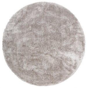 Hochflor-Teppich "Malin", Home affaire, rund, Höhe: 43 mm, Uni-Farben, leicht glänzend, besonders flauschig durch Microfaser
