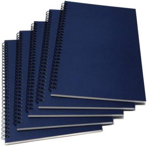 Housruse Notizblock "Wired Spiral Notebook, B5 Softcover Spiral-Tagebuch, 5 pro Packung"