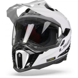 LS2 MX701 Explorer Solid White Adventure Helmet 2XL