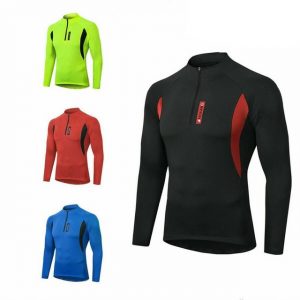 MEETYOO Radtrikot "Herren Langarm Fahrradtrikot" (Radfahren Jersey, Radsport Bicycle Shirts) Rennrad Sport Team MTB Fahrradbekleidung