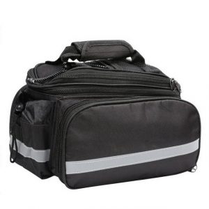SUNEE Fahrradtasche "Fahrrad Gepäcktaschen Rücksitz wasserdichte Fahrradträger-Gepäckträger" (1-tlg), Fahrradtaschen mit Regenmantel und verlängertem Schultergurt