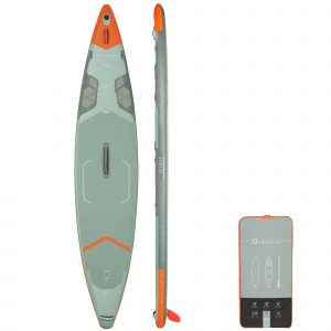 SUP-Board Stand Up Paddle aufblasbar Touring Dropstitch verstärkt - X500 / 13"-31' grün