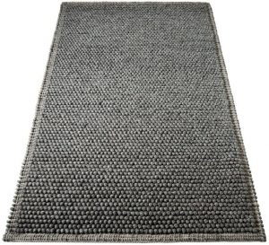 Wollteppich "Seebu Loop", Home affaire, rechteckig, Höhe: 10 mm, reine Schurwolle, Kurzflor, grobe Struktur