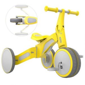 Xiaomi Kinderfahrrad "Xiaomi Kinder Verwandlung Dreirad Reiten und Rutschen Dual Mode", 1 Gang, Verformbares Hinterrad, 8 Arten von Sicherheitsschutz