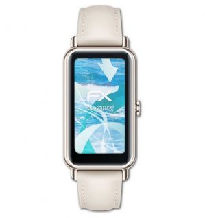 atFoliX Schutzfolie "Displayschutzfolie für Huawei Watch Fit Mini", (3 Folien), Ultraklar und flexibel