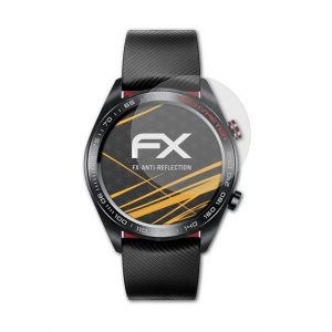 atFoliX Schutzfolie "für Huawei Honor Watch Magic", (3 Folien), Entspiegelnd und stoßdämpfend