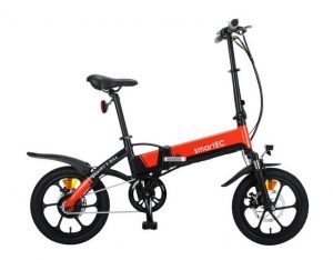 smartEC E-Bike "Camp-Mini", Ohne Schaltung, Hinterrad-Nabenmotor 250,00 W, Klapprad Li-Ion-Akku 36V/10AH Fahrunterstützung 25 km/h Anfahrhilfe