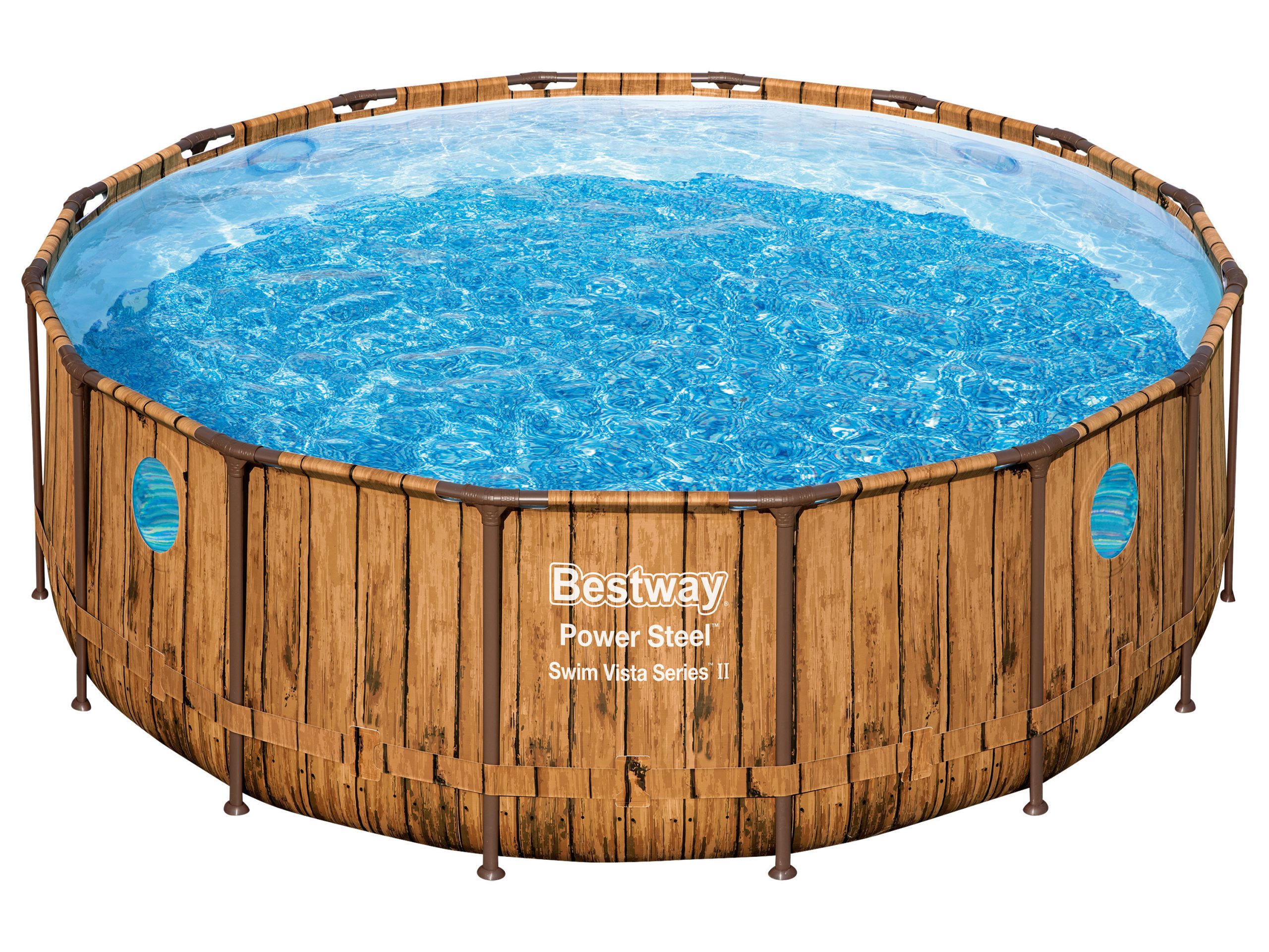 Bestway Power Steel™ Swim Vista Series™ Frame Pool KomplettSet mit
