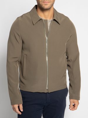 St. Moors Übergangsjacke in grün für Herren, Größe: 48. STSS2301-01