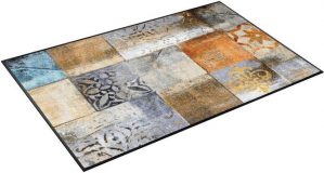 Teppich Tilea, wash+dry by Kleen-Tex, rechteckig, Höhe: 7 mm, rutschhemmend, In- und Outdoor geeignet, waschbar