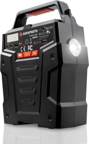 AgfaPhoto PPS 300, Tragbare Powerstation, 278Wh, Mobiler Solar-Generator Powerbank