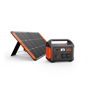 Jackery Stromgenerator Solargenerator 1000 100W, tragbare Powerstation mit 100W Solarpanel, 2,00 in kW, (2-tlg), für Camping Outdoor