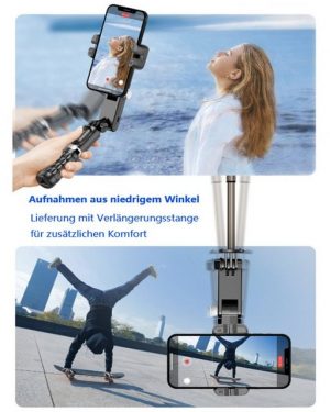 KINSI Selfie-Stick,Foto-Stick,Bluetooth-Handy-Halter,Handy-Stativ Selfiestick