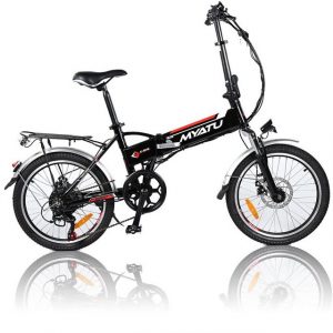 Myatu E-Bike 20 Zoll Faltbares Elektrofahrrad, Klapprad E-Bike, 7 Gang SHIMANO, Kettenschaltung, 250,00 W, (Set)
