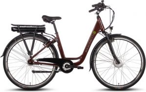 SAXONETTE E-Bike City Plus, 7 Gang, Nabenschaltung, Frontmotor 250 W, (mit Akku-Ladegerät)