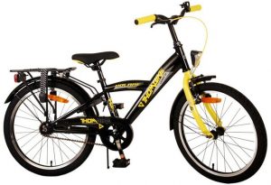 TPFSports Kinderfahrrad Volare Thombike 20 Zoll Rücktritt und Handbremse, 1 Gang, (Jungsfahrrad - Jungen Kinderrad - ohne Schaltung - Sicherheitsgriffe), Kinderfahrrad 20 Zoll - Jugend Fahrrad - Kinder Jugend Fahrrad Gelb