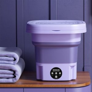 XDeer Wäscheschleuder 8L Faltbare Waschmaschine Camping Waschmaschine, mit Schleuderautomat Mini Waschmaschine für Babykleidung