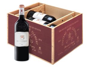 6 x 0,75-l-Flasche Château Pape Clement Pessac-Léognan AOP trocken, Rotwein 2013 - Original-Holzkiste