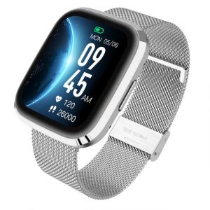 GARETT Smartwatch Style Stahl Touch Display Anruf & SMS IP68 Wasserdicht Smartwatch