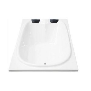 Basera® Badewanne Podest-Badewanne XXL Cado 202 x 127 cm, (Komplett-Set), mit LED und Kopfstützen