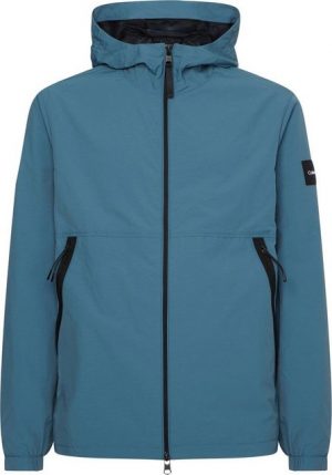 Calvin Klein Blouson CRINKLE NYLON BLOUSON W. HOOD mit Calvin Klein Logo-Badge auf dem Ärmel
