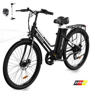 Evercross E-Bike, Elektrofahrrad Elektro Trekkingrad 26" cityrad max 70km