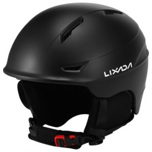 Lixada Snowboardhelm mit abnehmbarem Ohrenschützer Männer Frauen Sicherheit Skihelm mit Schutzbrille Feste Riemen Professioneller Ski Schneesporthelm
