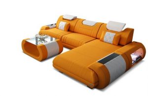 Sofa Dreams Ecksofa Polster Stoffsofa Rimini L Form M Mikrofaser Stoff Sofa, Couch wahlweise mit Bettfunktion