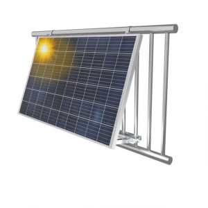 avoltik Solarmodul Halterung Alu Aufständerung für Photovoltaik Winkel rund Solarmodul-Halterung