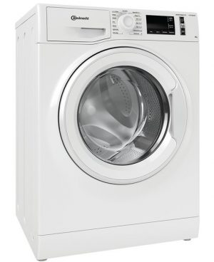 BAUKNECHT Waschmaschine weiss WM 811 A, 8 kg, 1400 U/min, Dynamic Inverter-Motor, Mehrfachwasserschutz +, Nachlegefunktion