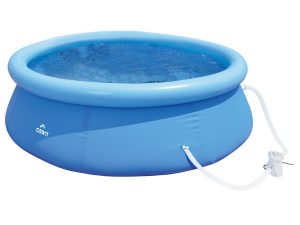 CRIVIT Quick-up-Pool, Ø 240 x H 63 cm, inkl. Filterpumpe