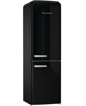 GORENJE Kühlschrank ONRK619EBK, 194 cm hoch, 60 cm breit, LED Display, NoFrostPlus, FastFreeze, IonAir und MultiFlow 360°