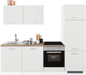 HELD MÖBEL Küchenzeile Visby, ohne E-Geräte, Breite 240 cm für Kühlschrank