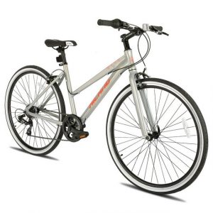 HILAND Cityrad 28 Zoll/700C Räder Hybrid Bike Herren Damen Trekkingrad Citybike, 7 Gang Shimano TY300D Schaltwerk, Kettenschaltung, (set, mit werkzeung), für Damen und Herren 160 - 183 cm City bike Fahrrad