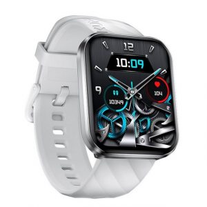 OKWISH Damen Herren Smart Watch Sportuhr Armbanduhr Fitness Uhr Uhren Tracker Smartwatch (1,96 Zoll) Sportuhr mit 100+ Sportmodi, IP68 Wasserdicht, NFC Funktion, Bluetooth Anrufe, iOS/Android, mit Pulsmesser Schrittzähler Schlafmonitor Aktivitätstracker