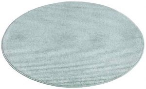 Teppich 233-82-FANCY900, Carpet City, rund, Höhe: 12 mm, Kurzflor, Einfarbig, 3D-Optik, Streifen Look