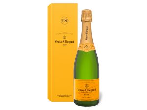 Veuve Clicquot Yellow Label brut mit Geschenkbox, Champagner