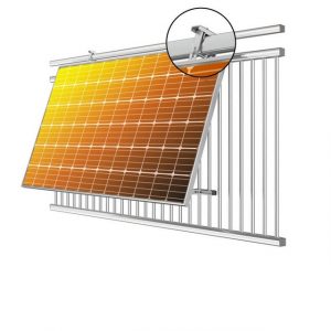 avoltik Solarmodul Halterung Alu Aufständerung für Photovoltaik Winkel eckig Solarmodul-Halterung