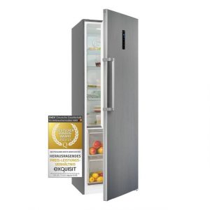 exquisit Vollraumkühlschrank KS360-V-HE-040E, 185 cm hoch, 60 cm breit, Schnell-Kühlfunktion, Urlaubsfunktion