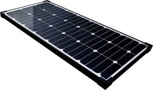 offgridtec Solarmodul SPR-Ultra-80 80W SLIM 12V High-End Solarpanel, 80 W, Monokristallin, extrem wiederstandsfähiges ESG-Glas